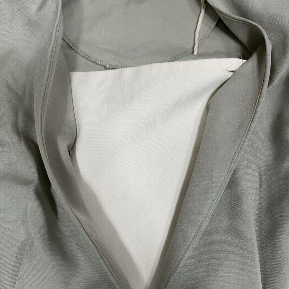 Vtg 80s Good Times Suit Size 16 2Pc Set Green Blazer Peplum Jacket & Skirt USA - Picture 6 of 10